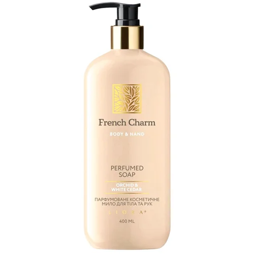 Мило Liora French Charm Orchid&White Cedar для рук та тіла парфумоване 400 мл