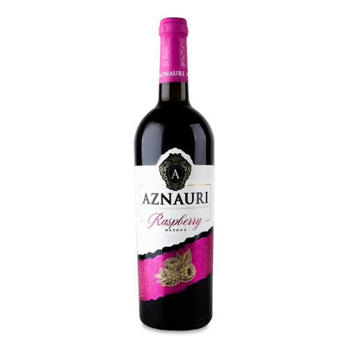 Напій Винний Червоний Напівсолодкий Ароматизований Малина 0.75л 8.5-10% п/пл