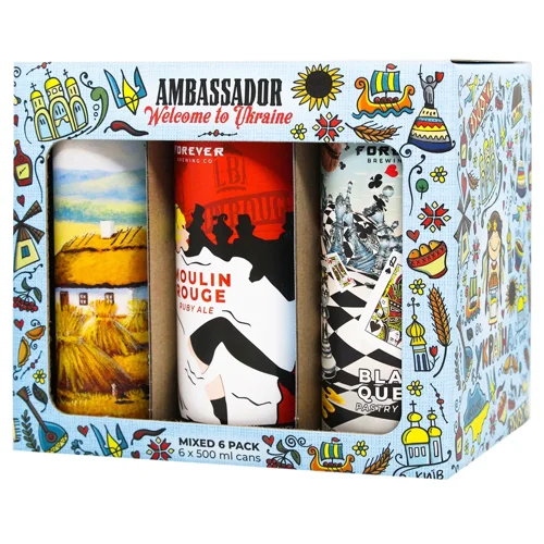 Набір пива Forever Ambassador 6шт х 500мл