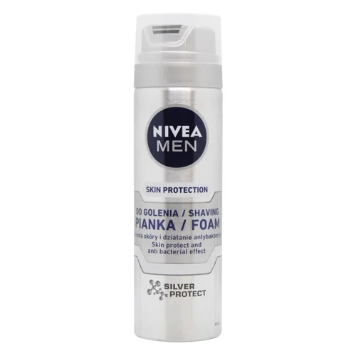 Піна для гоління NIVEA MEN Срібний захист з іонами срібла 200мл