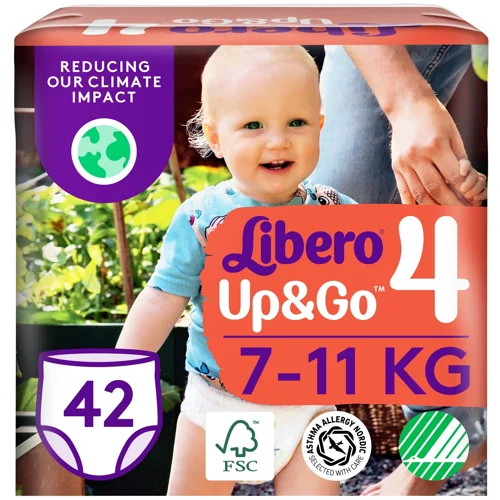 Підгузки-трусики Libero Up&Go 4 7-11кг 42шт