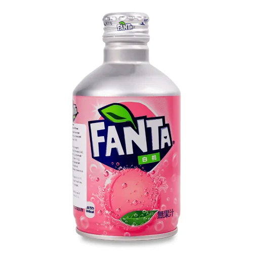 Напій Fanta зі смаком білий персик з/б 0,3л