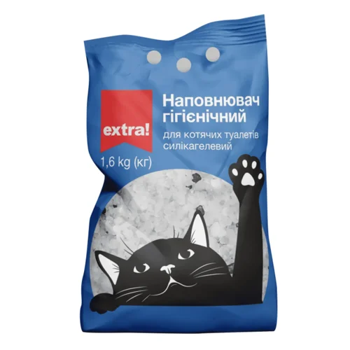 Наповнювач гігієнічний Extra! д/котяч туал силікаг
