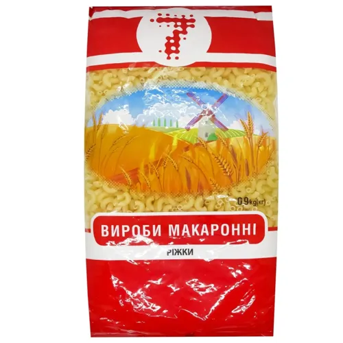 Макаронні вироби Семерка Ріжки гладкі 900г
