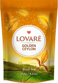 Чорний чай Lovare Golden Ceylon цейлонський середнелистовий 250г