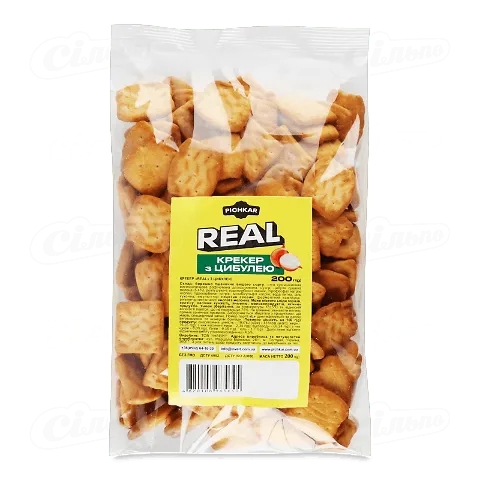 Крекер Pichkar Real з цибулею, 200г
