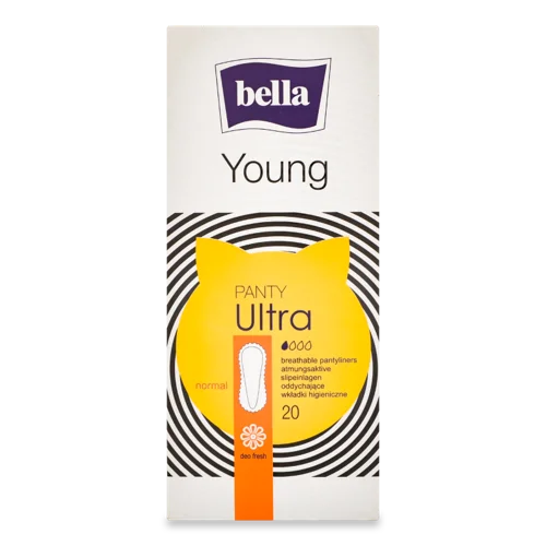 Гігієнічні Щоденні Прокладки Yellow Panty Ultra Young Bella, 20шт