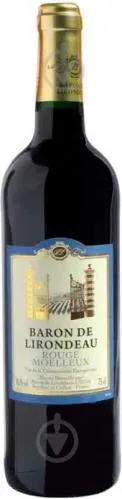 Вино "Барон де Лірондо" червоне натуральне солодке Кастель 0.75л