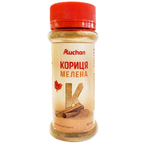 Кориця Auchan мелена 55г