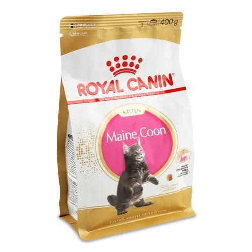 Корм сухий повнораціонний для кошенят мейн-кун, Royal Canin, м/у, 400 г