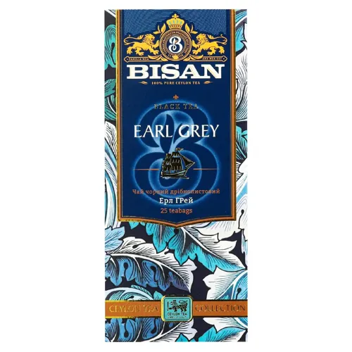 Чай чорний Bisan Earl Grey 1,5г*25шт