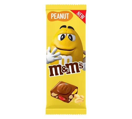 Шоколад молочний M&M's з M&M's мініс та арахісом, 165г