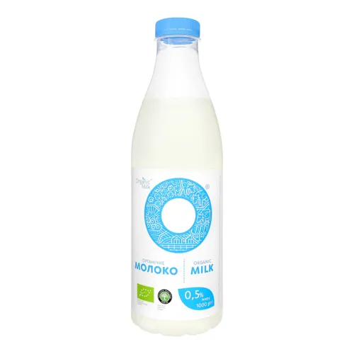 Молоко 0.5% органічне Organic Milk п/пл 1000г