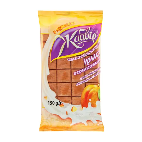 Ірис Вершковий з курагою Жайвір 150г