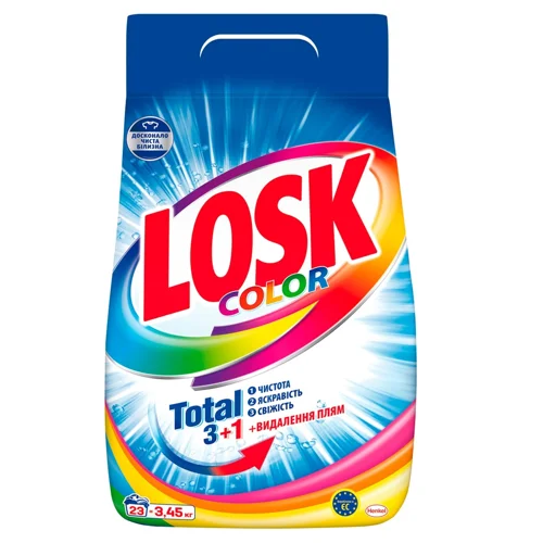 Пральний порошок Losk для кольорових речей автомат 3,45кг