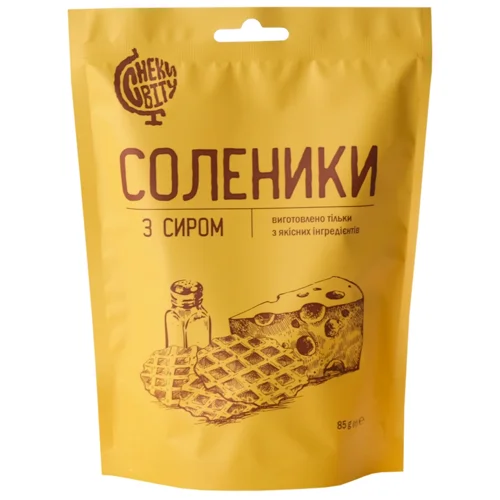 Снеки Снеки Світу Соленики з сиром хрусткi 85г