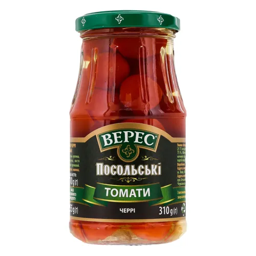Томати черрі Посольські Верес с/б 310г