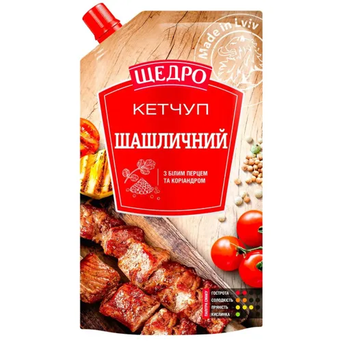 Кетчуп Щедро Шашличний 300г