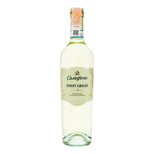 Вино 0.75л 12.5% біле сухе Pinot Grigio Castelforte пл