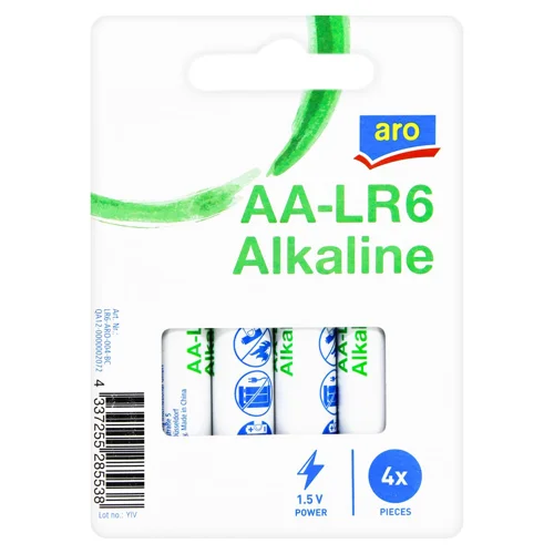 Батарейки Aro Alkaline AA-LR6 4шт