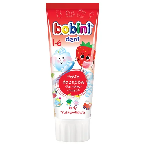Зубна паста Bobini Strawberry дитяча 75мл