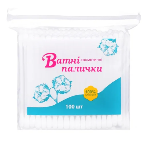 Ватні палички косметичні 100шт