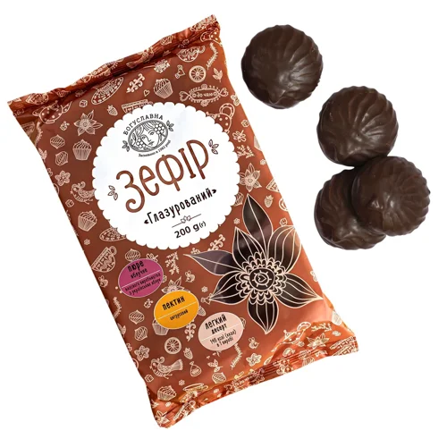 Зефір Богуславна глазурований 200г