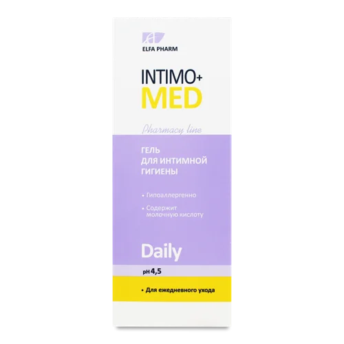 Гель для Інтимної Гігієни Elfa Pharm Intimo+med, Daily, 200 мл
