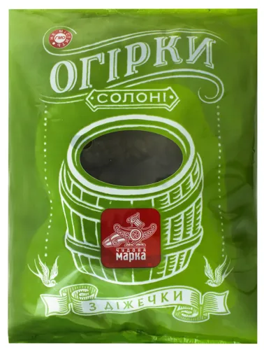 Огірки солоні З діжечки Чудова марка м/у 1050г