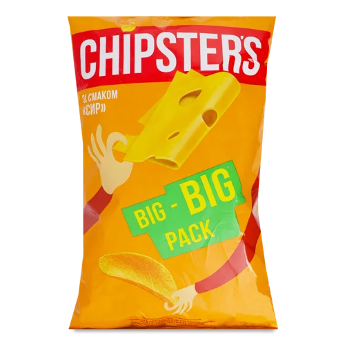 Чипси Картопляні Сир Chipster's В/ґ 150г
