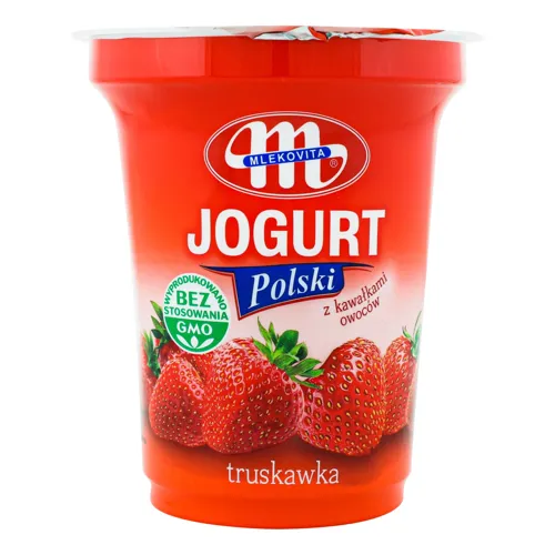 Йогурт Полуниця Mlekovita 350г