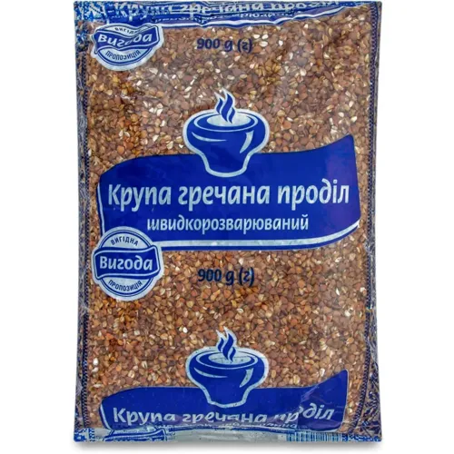 Крупа Вигода гречана проділ 900г