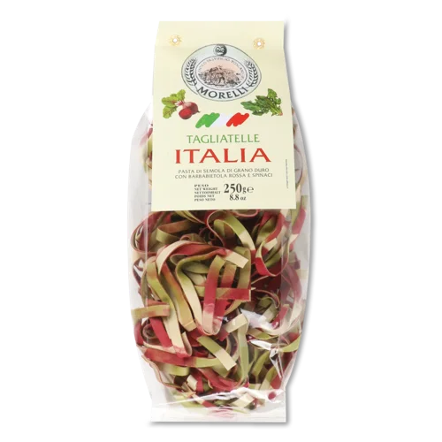 Макарони Morelli Тальятелле З Буряком І Шпинатом, в/ґ, 250г