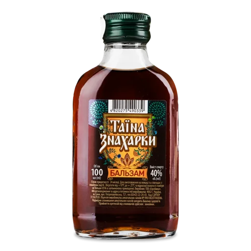 Бальзам Вищого Ґатунку 40% У Пластиковій Пляшці, 100 Мл