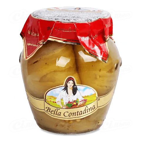 Баклажани Bella Contadina фаршировані тунцем і томатами в олії, 314мл