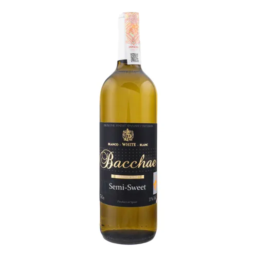 Вино Bacchae біле натуральне столове 11%, 0,75л