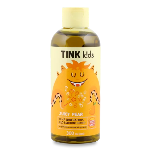 Дитяча Піна для Ванни Juicy Pear, змінює колір, 300 мл, Tink k!ds