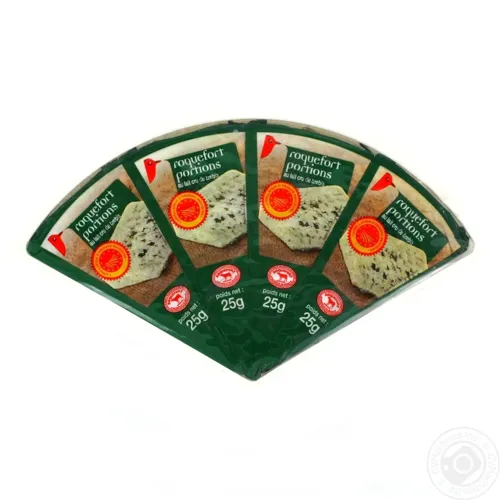 Сир Auchan Рокфор 55% 4*25г