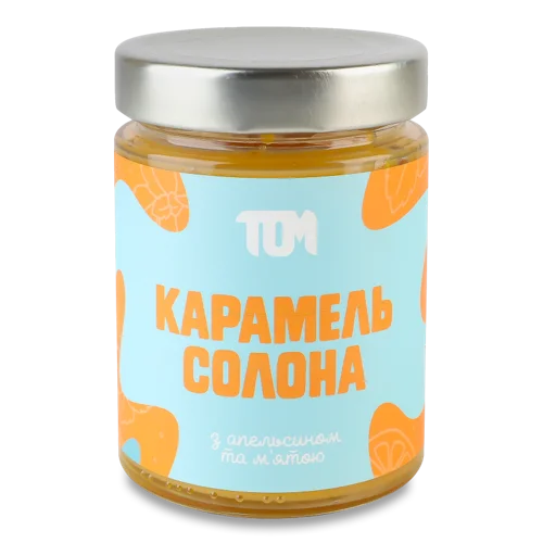 Карамель Солона З Апельсином Та М'ятою, с/б 330г
