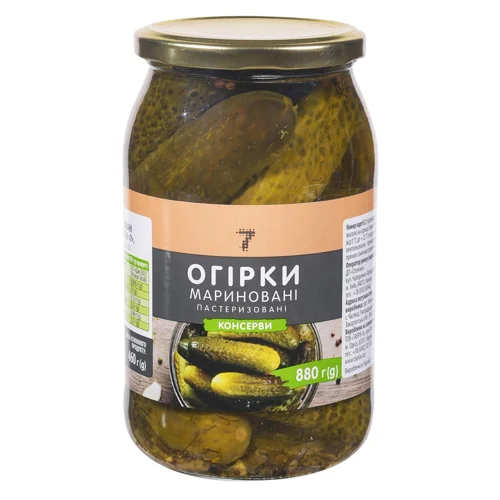 Огірки 7 мариновані 880г