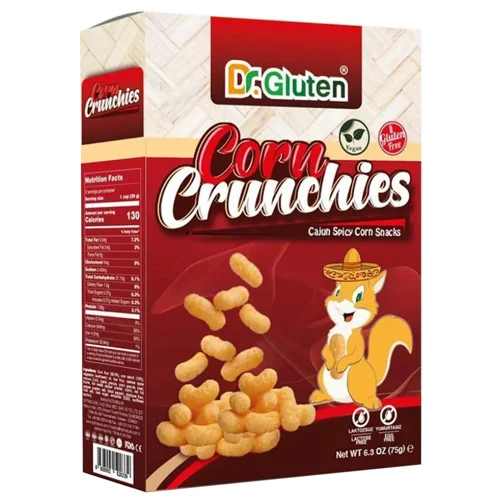 Снеки Dr.Gluten кукурудз.гострі б/глютену 75г(Туреччина)