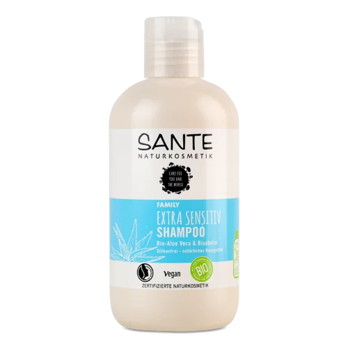 Біо-шампунь для Чутливої Шкіри Голови Aloe Vera & Bisabolol Extra Sensitiv, 250мл