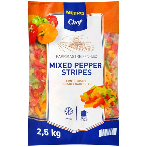 Перець солодкий Metro Chef нарізаний 2,5кг