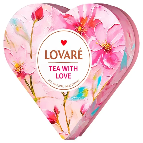 Чай Lovare With Love асорті в пірамідках 2*17шт 68г