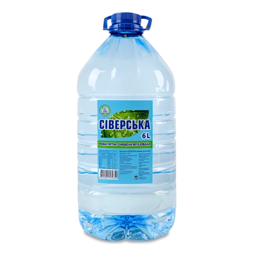 Вода Питна Очищена Негазована, Сіверська, п/пл 6л