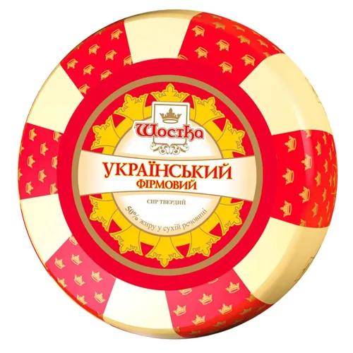 Сир Шостка Український твердий 50%