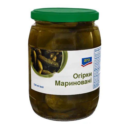 Огірки Aro мариновані 720мл