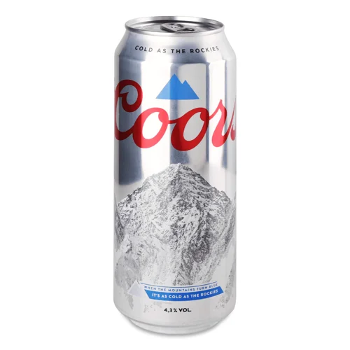 Пиво Coors світле з/б 500мл