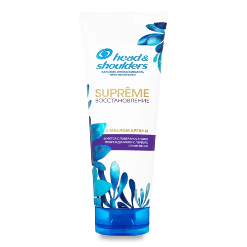Бальзам-ополіскувач для Волосся Проти Лупи з Олією Аргани Supreme Head&Shoulders, Відновлення, 275мл