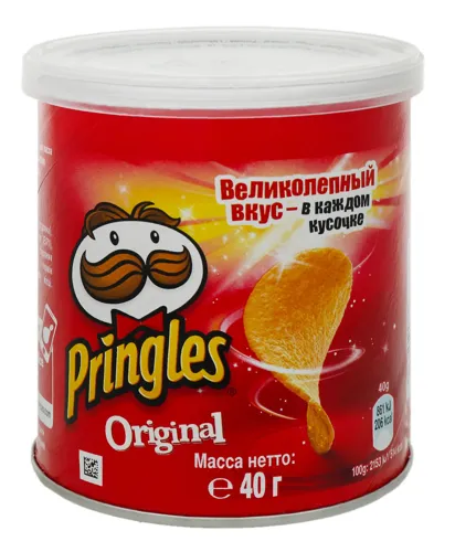Чіпси картопляні Оригінальні Pringles туб 40г